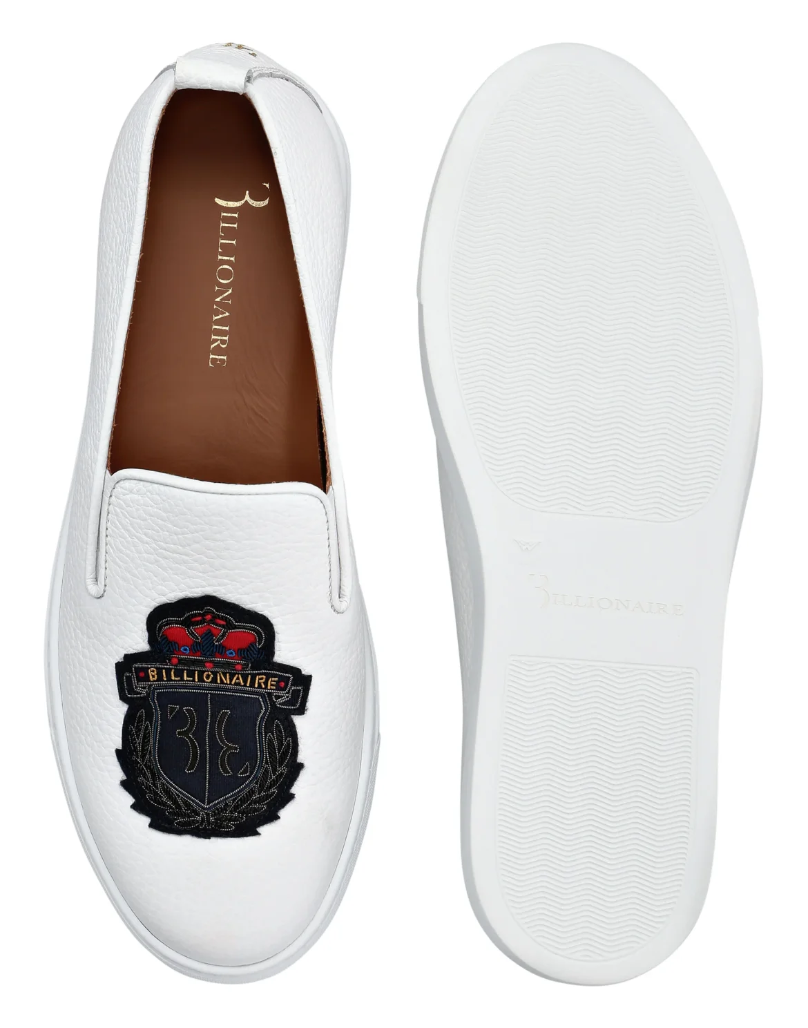 Slip On Crest, цвет: Белый