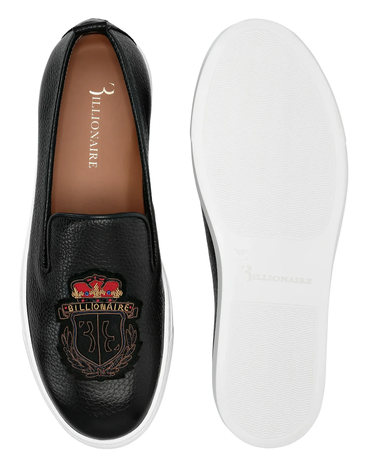 Slip On Crest, цвет: Черный