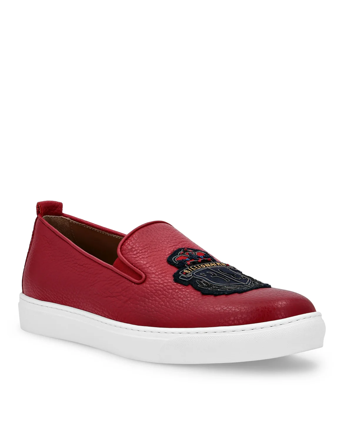 Slip On Crest, цвет: Красный