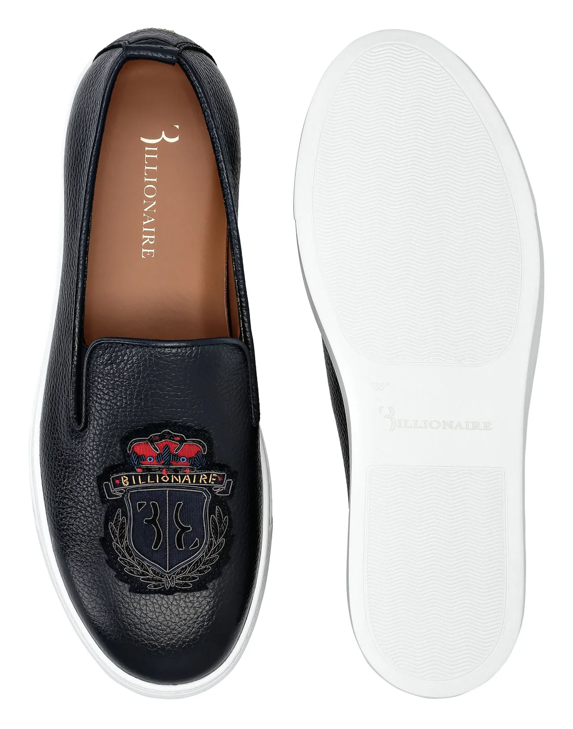 Slip On Crest, цвет: Синий