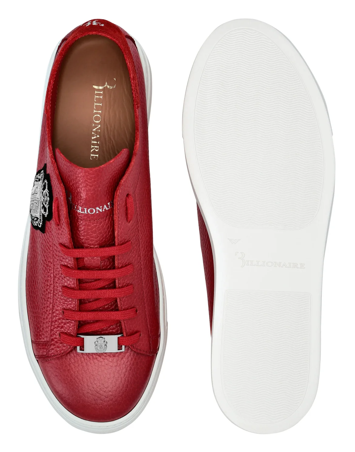 Lo-Top Sneakers Crest, цвет: Красный