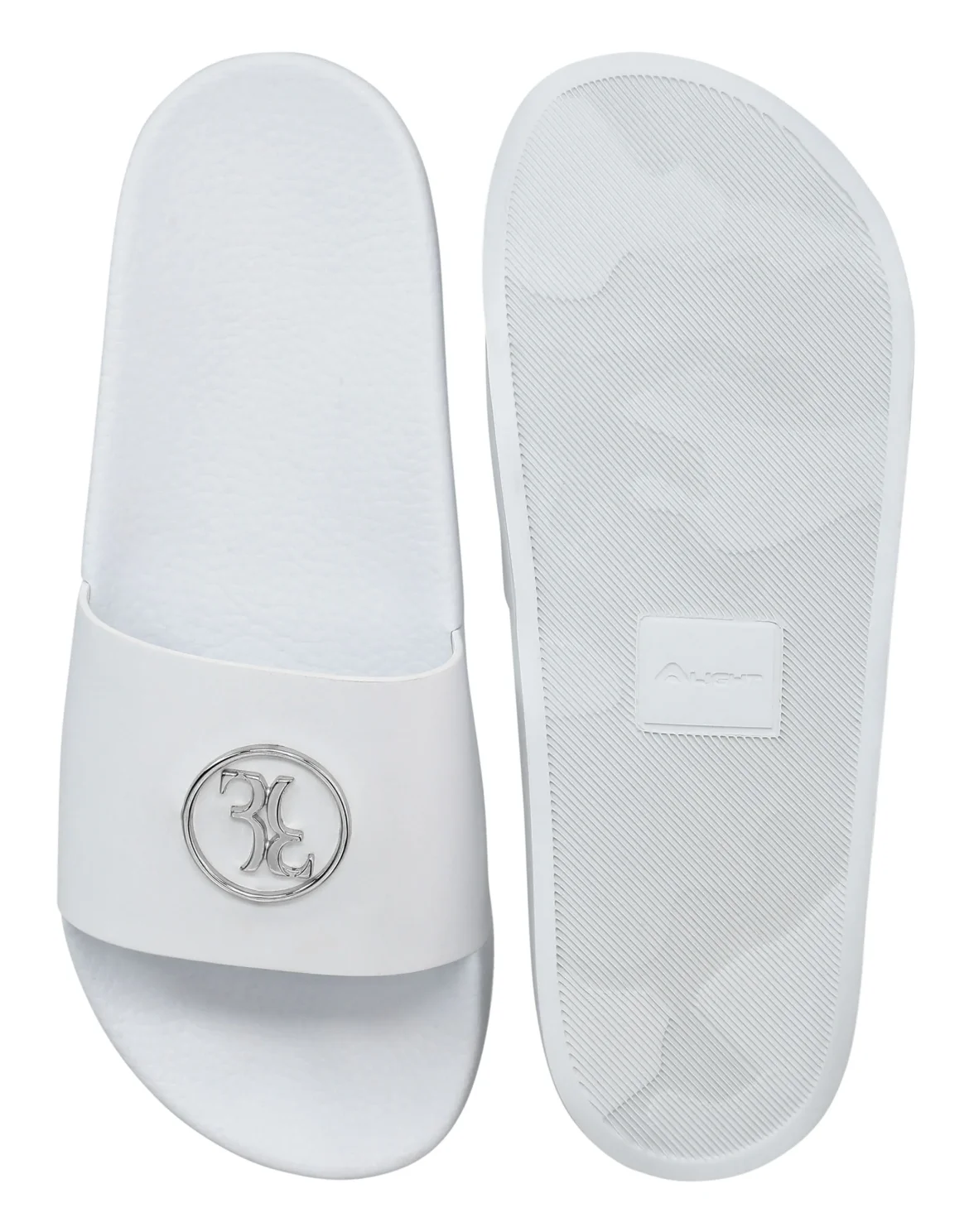 Flat gummy sandals Double B, цвет: Белый