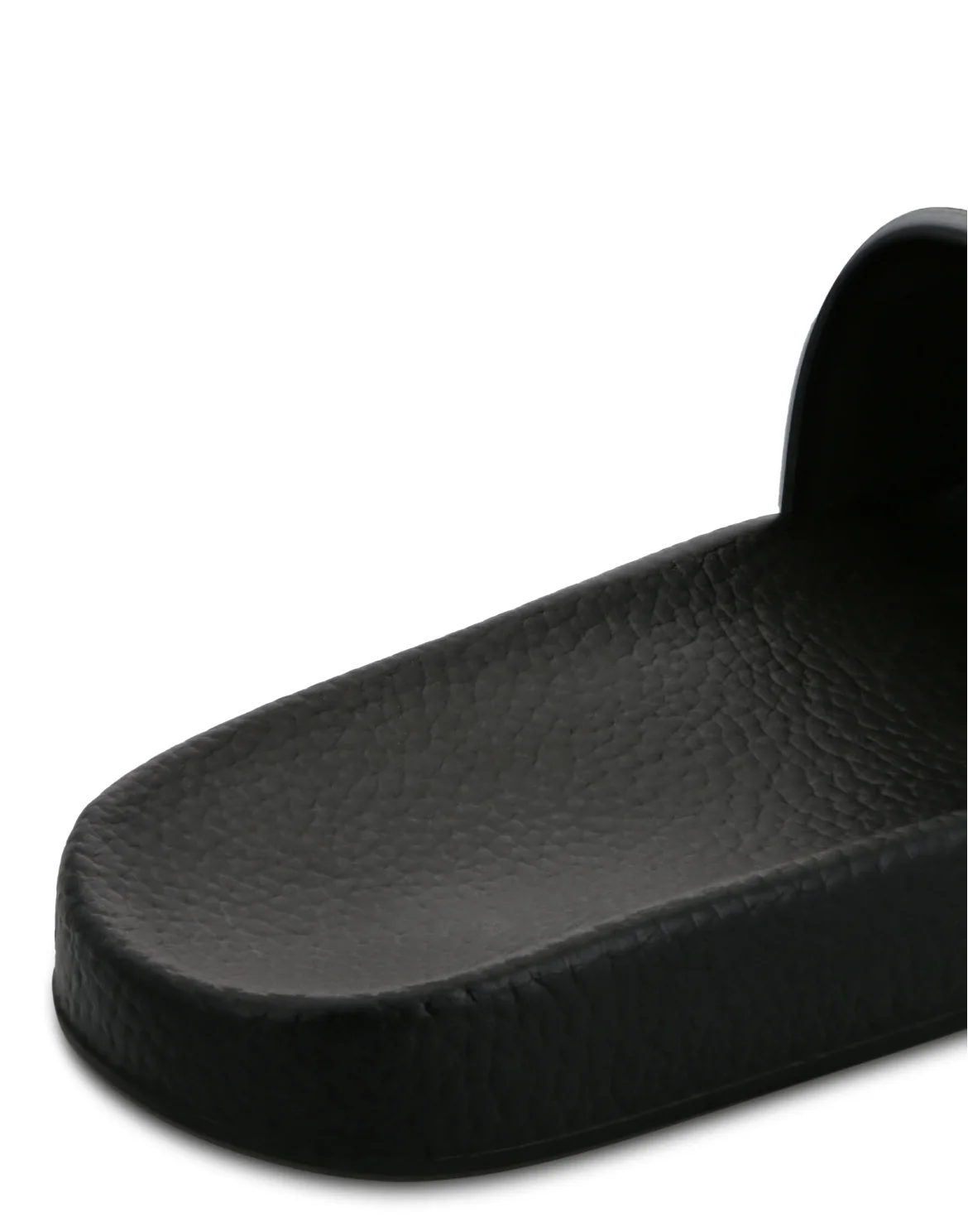 Flat gummy sandals Double B, цвет: Черный