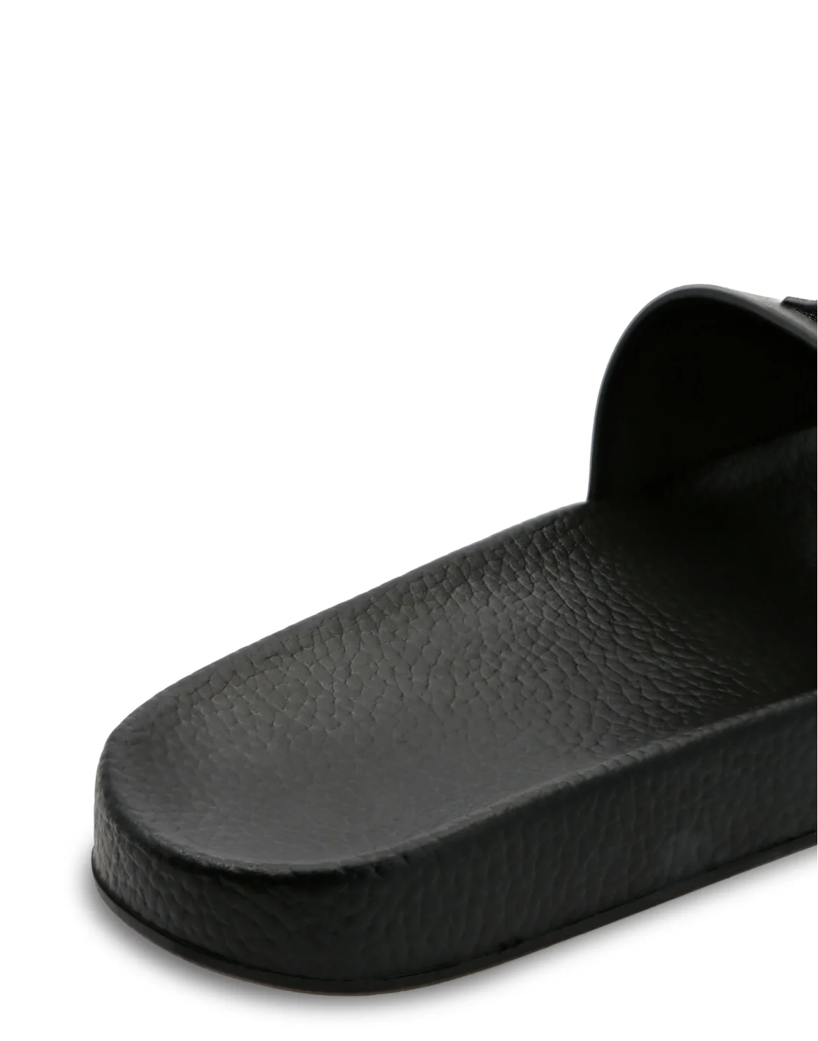 Flat gummy sandals Crest, цвет: Черный
