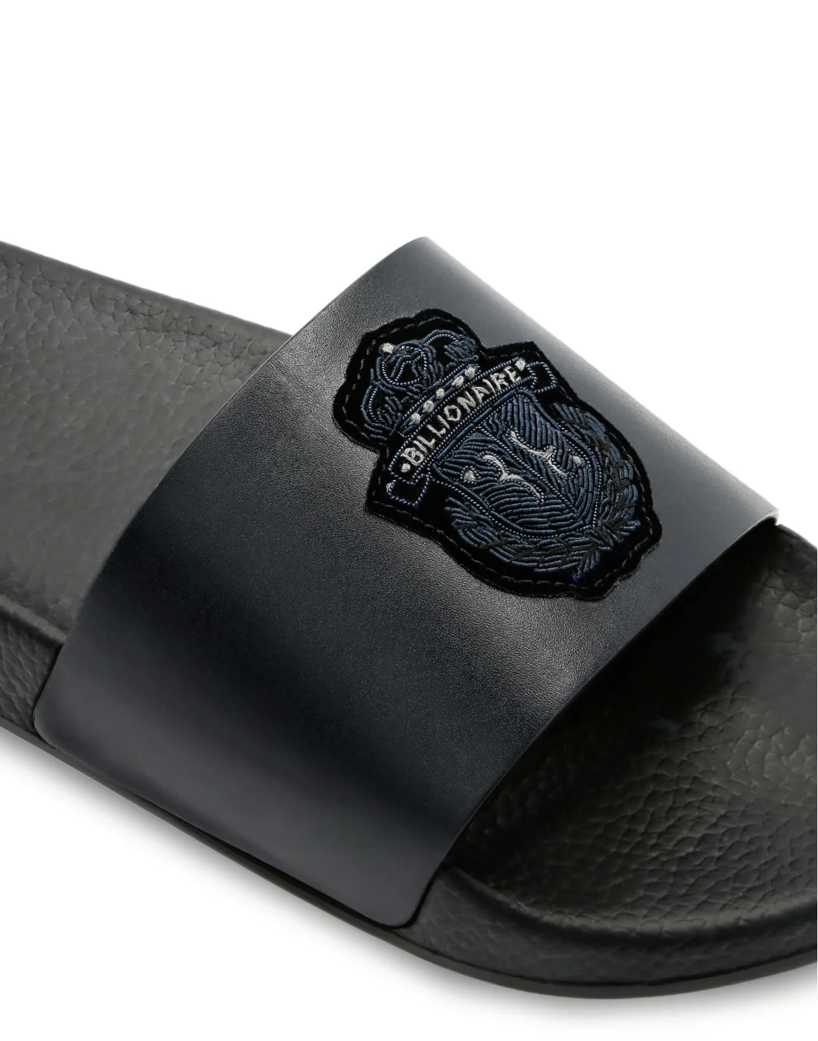 Flat gummy sandals Crest, цвет: Синий