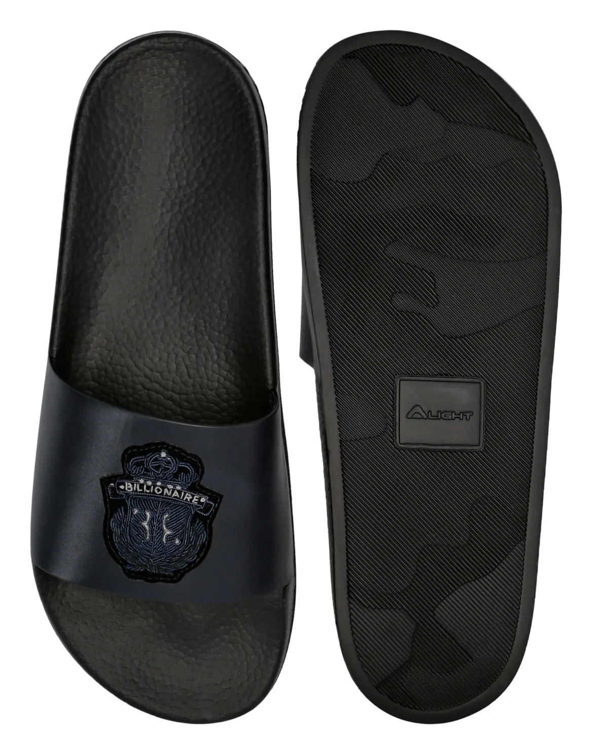 Flat gummy sandals Crest, цвет: Синий