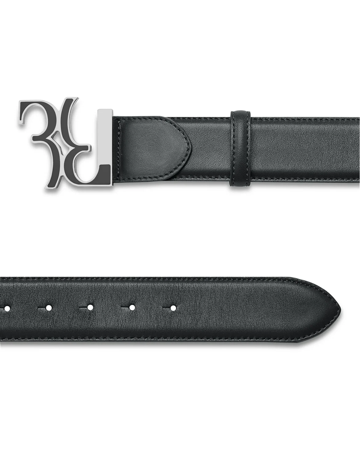 Belt Double B, цвет: Серый