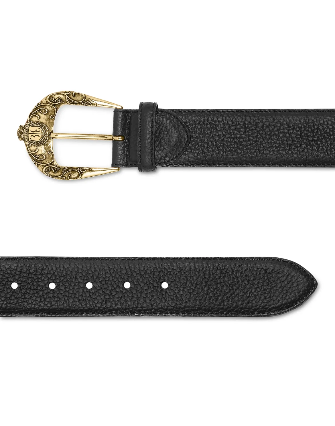 Belt Baroque Crest, цвет: Черный
