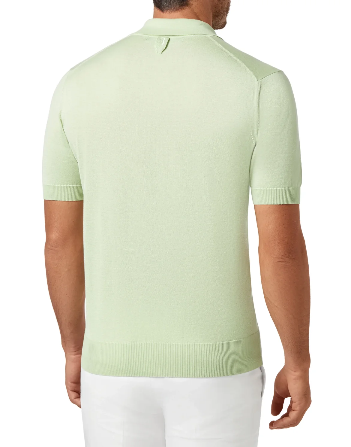 Pullover Polo-Neck SS Crest, цвет: Зеленый