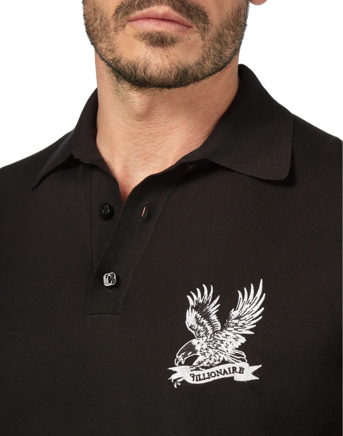 Pullover Polo-Neck SS Falcon, цвет: Черный