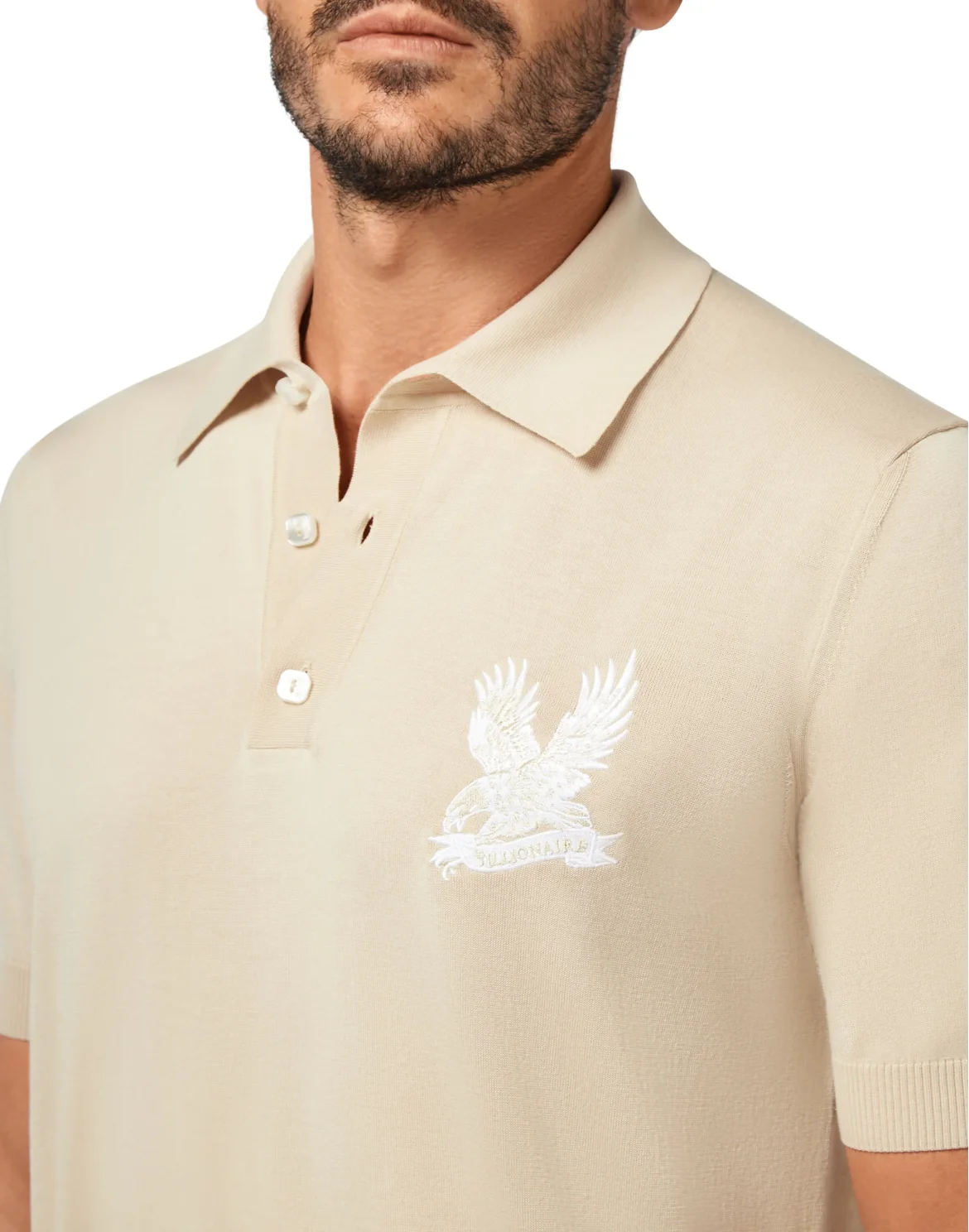 Pullover Polo-Neck SS Falcon, цвет: Бежевый