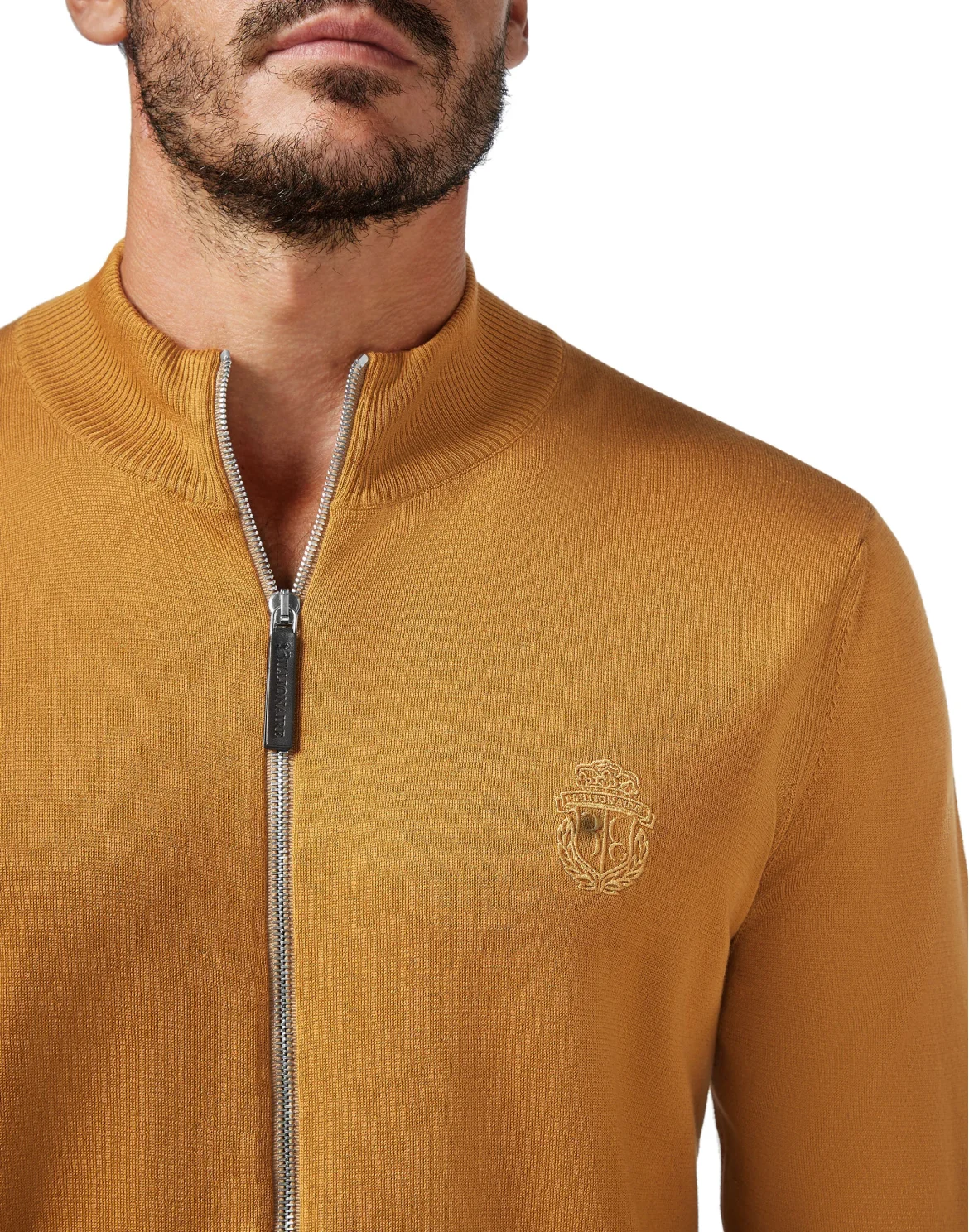 Pullover full zip Crest, цвет: Коричневый