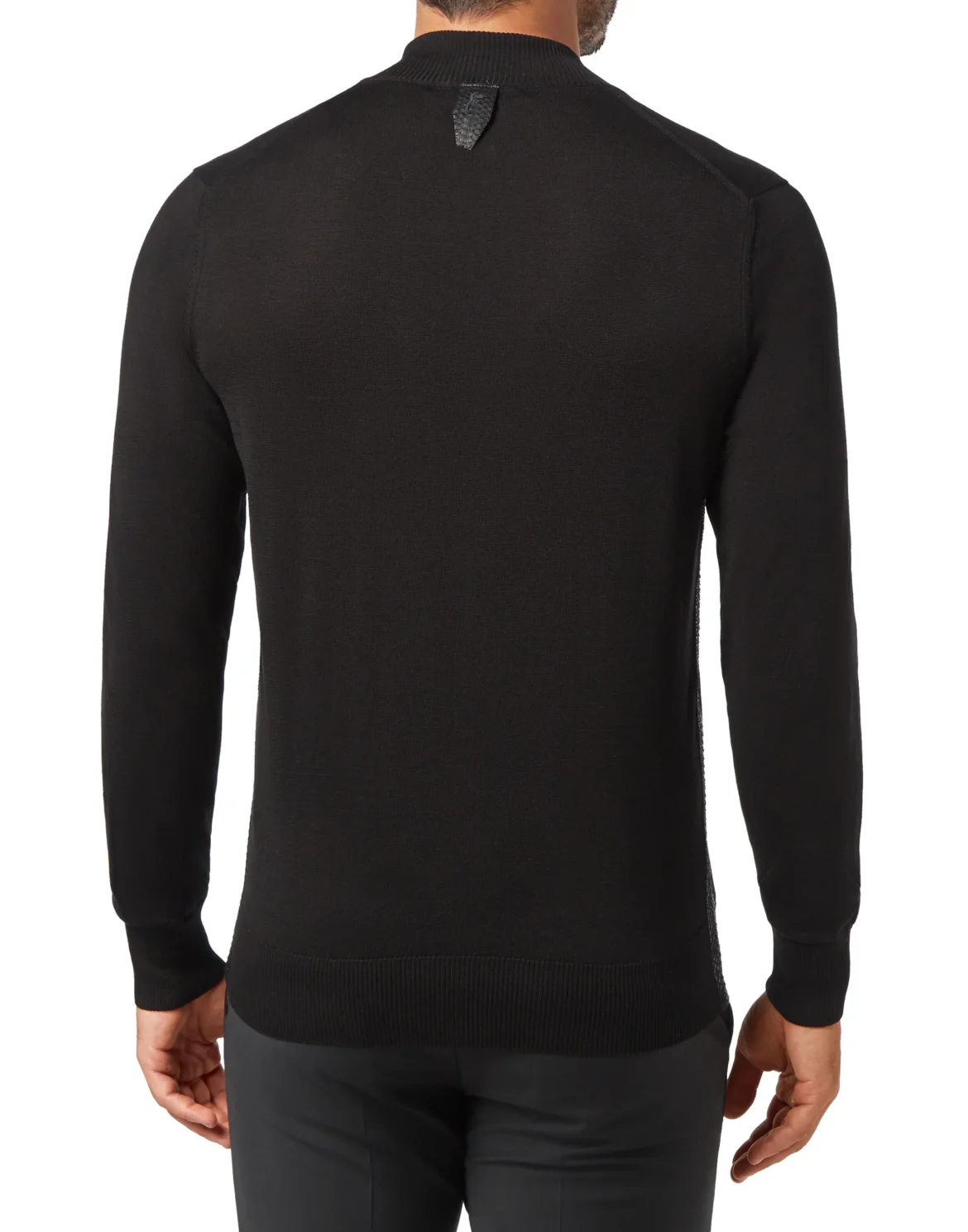 Pullover full zip Luxury, цвет: Черный