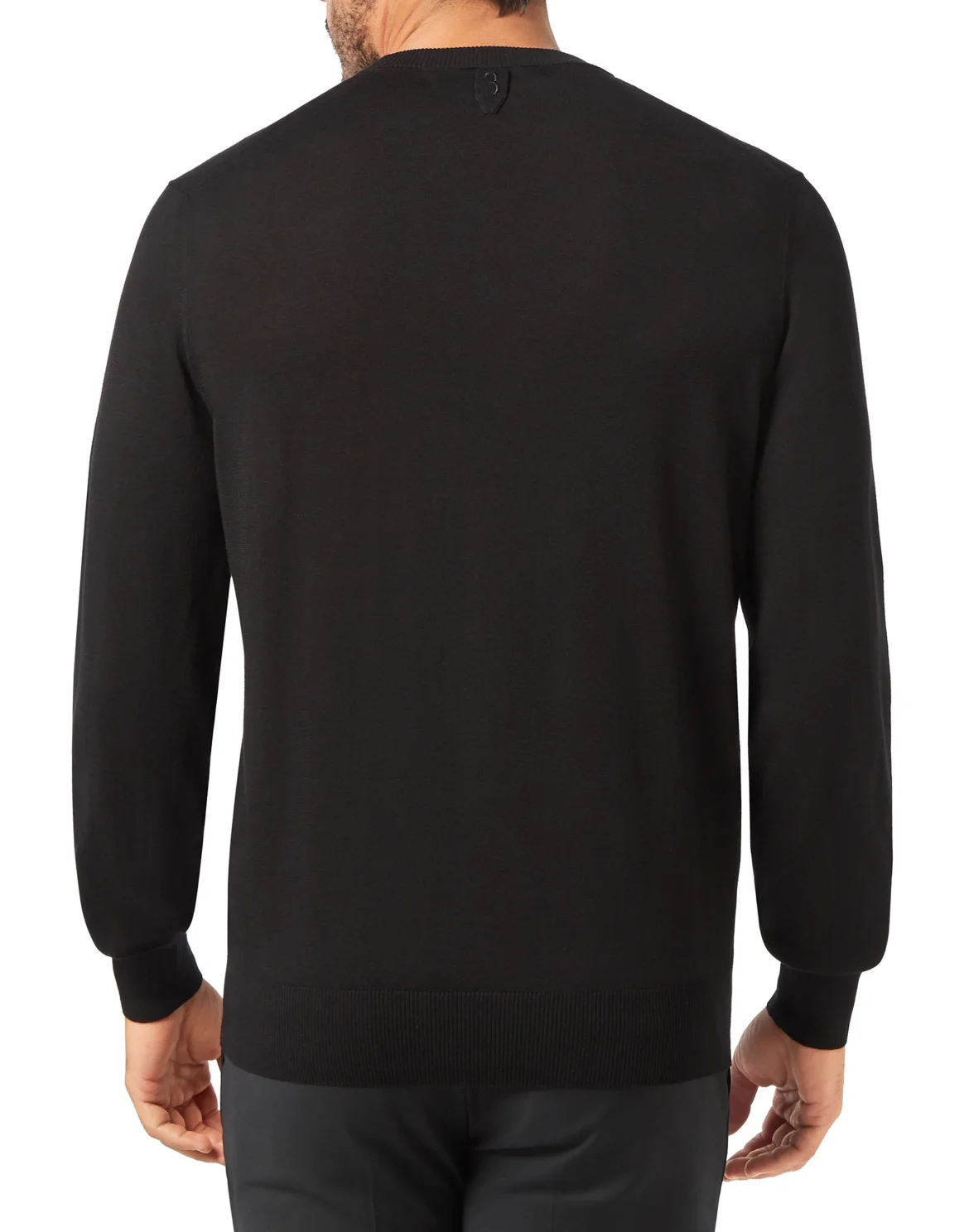 Pullover Round Neck LS Falcon, цвет: Черный