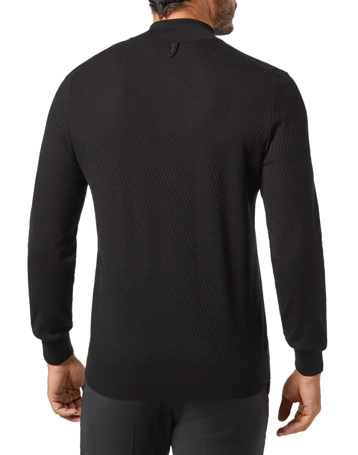 Pullover full zip Crest, цвет: Черный