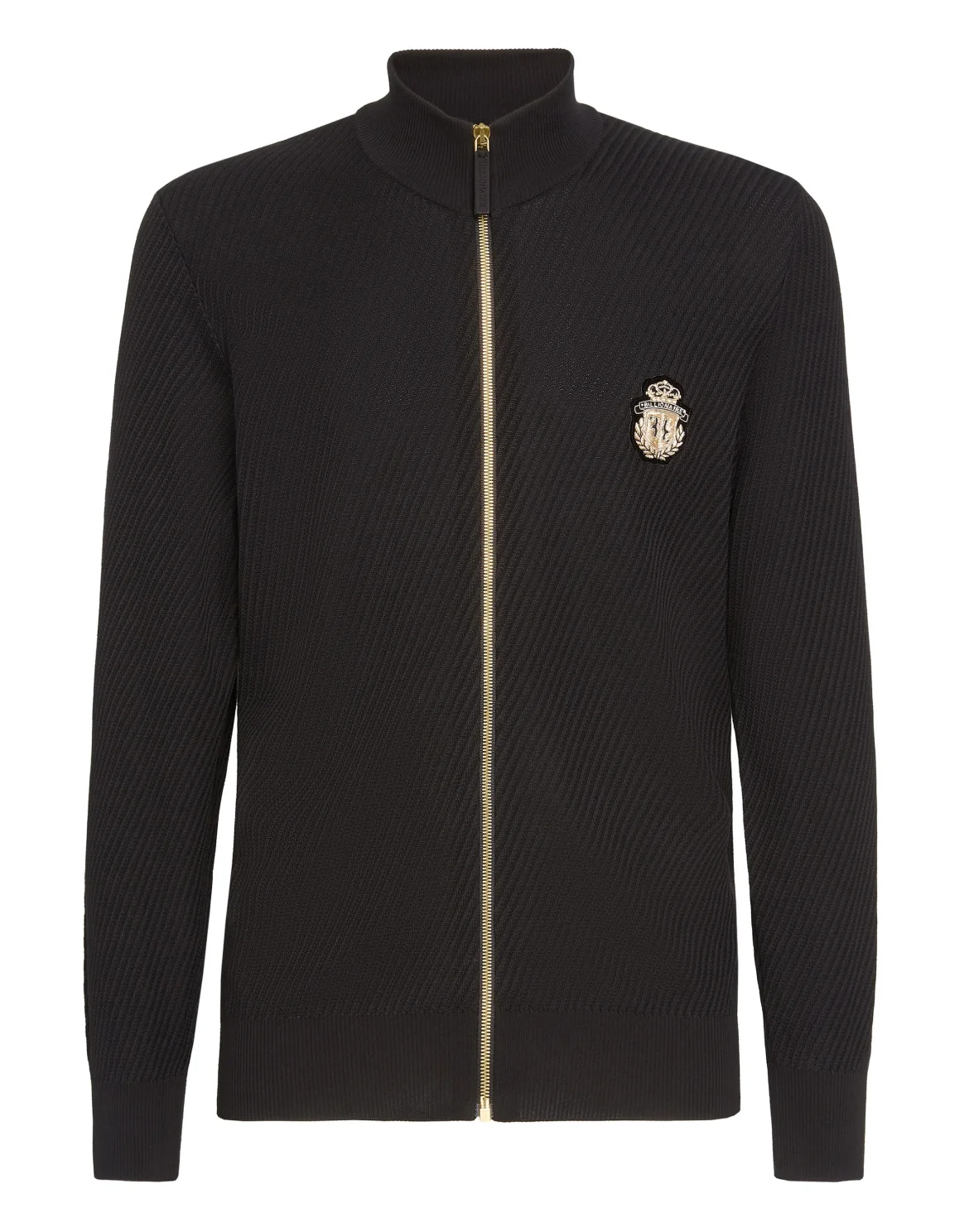 Pullover full zip Crest, цвет: Черный