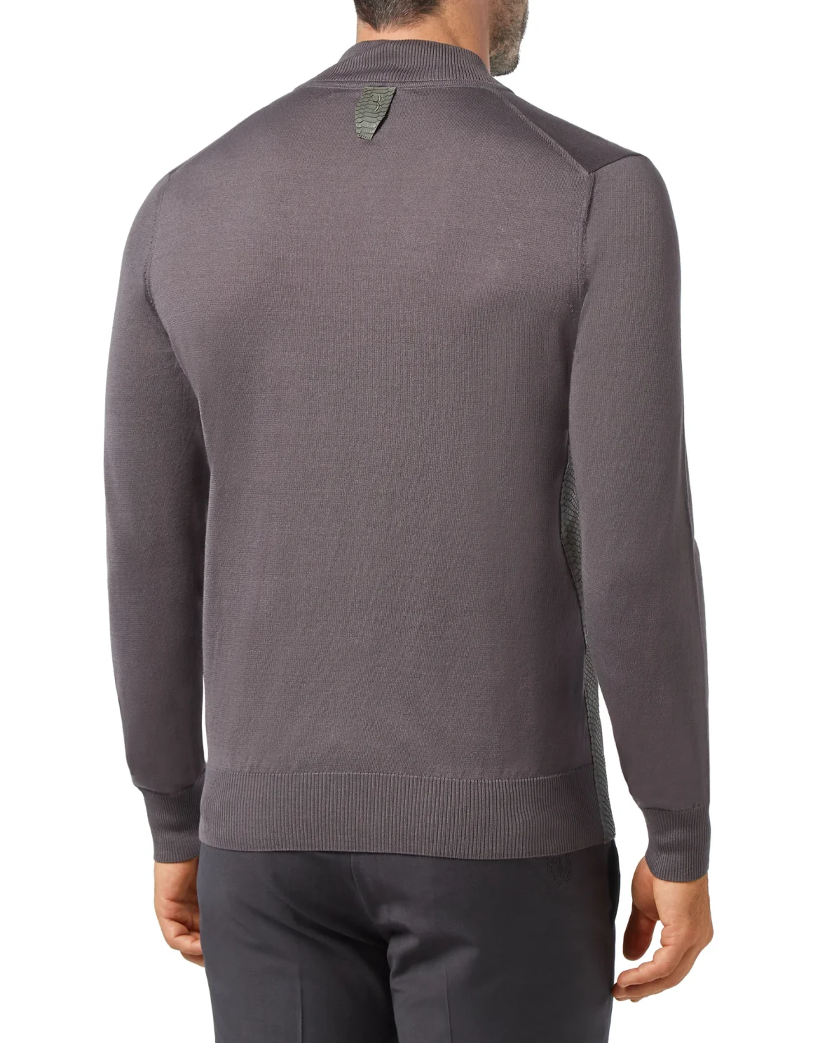 Pullover full zip Luxury, цвет: Серый