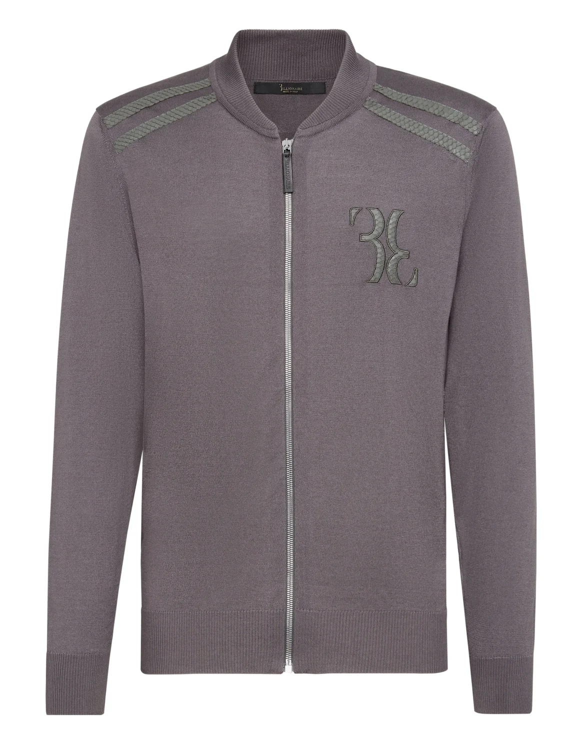 Pullover full zip Luxury, цвет: Серый