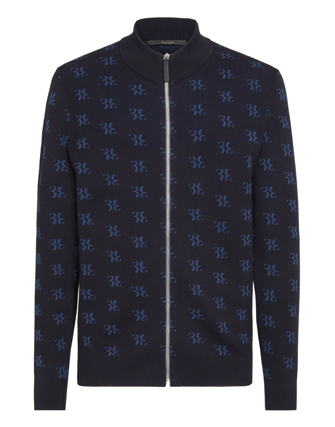 Pullover full zip All over BB, цвет: Синий