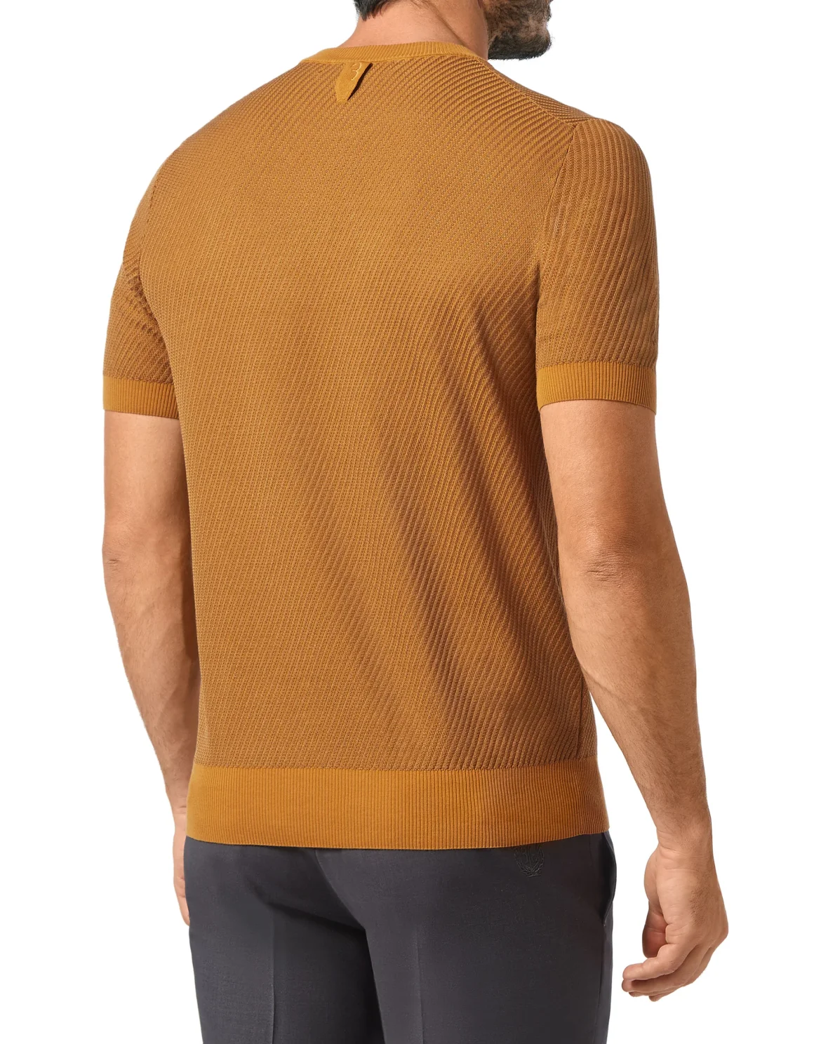 Pullover Round Neck SS Crest, цвет: Коричневый