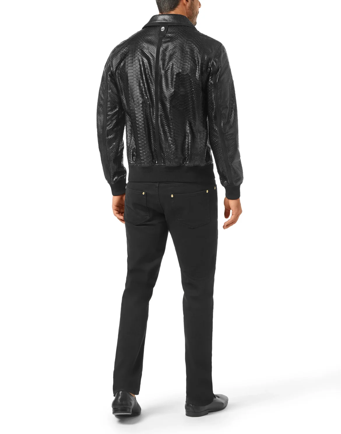 Leather Bomber Luxury, цвет: Черный