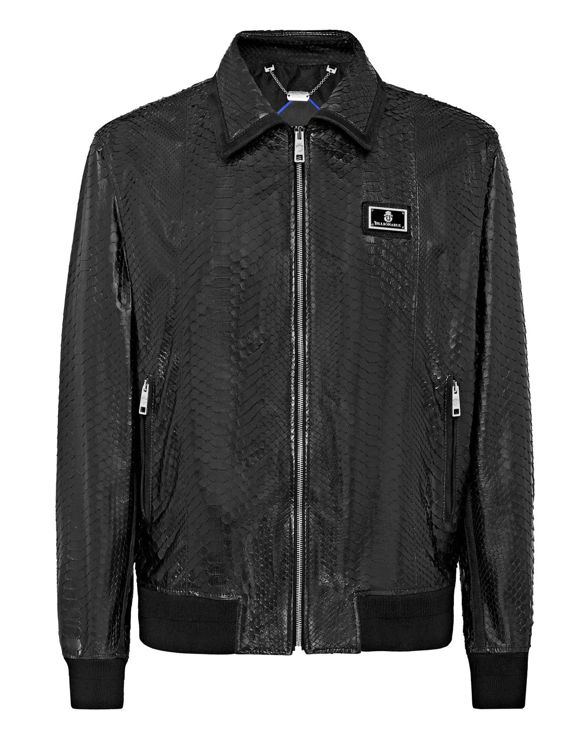 Leather Bomber Luxury, цвет: Черный