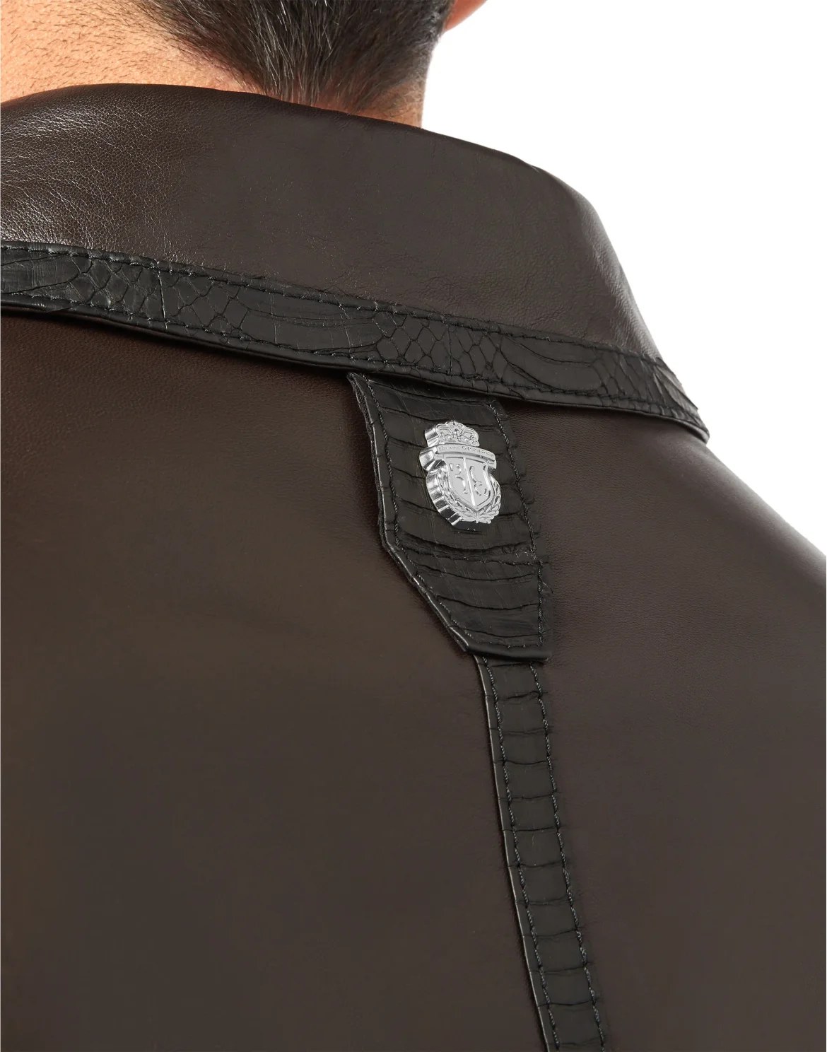 Leather Bomber Luxury, цвет: Коричневый