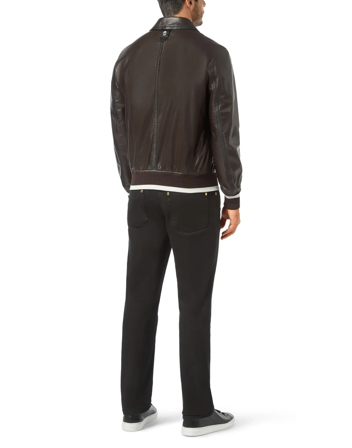 Leather Bomber Luxury, цвет: Коричневый