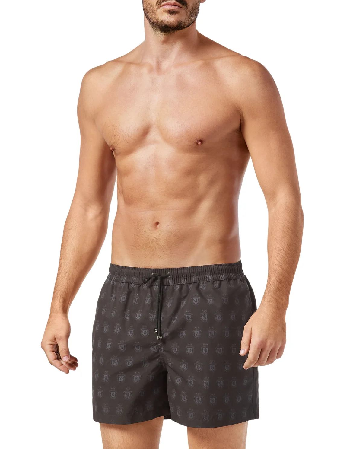 Beachwear Short Trousers All over Crest, цвет: Черный