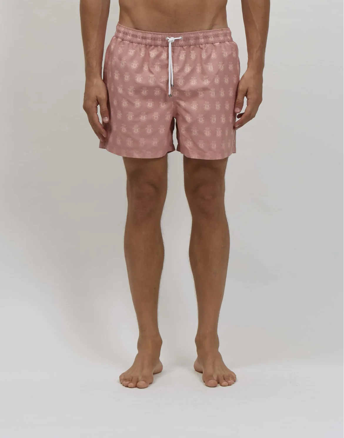 Beachwear Short Trousers All over Crest, цвет: Розовый