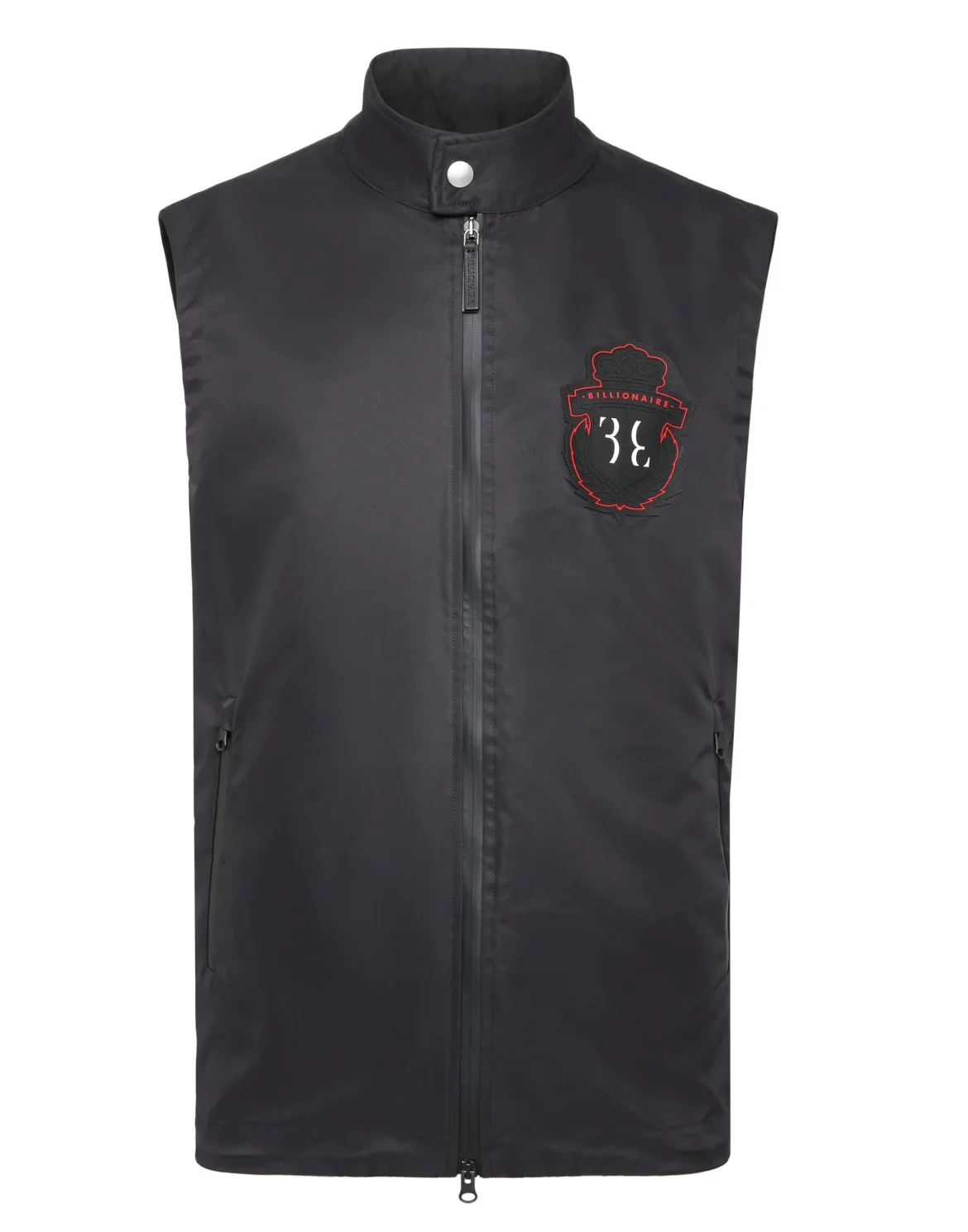 Short Vest Crest, цвет: Черный