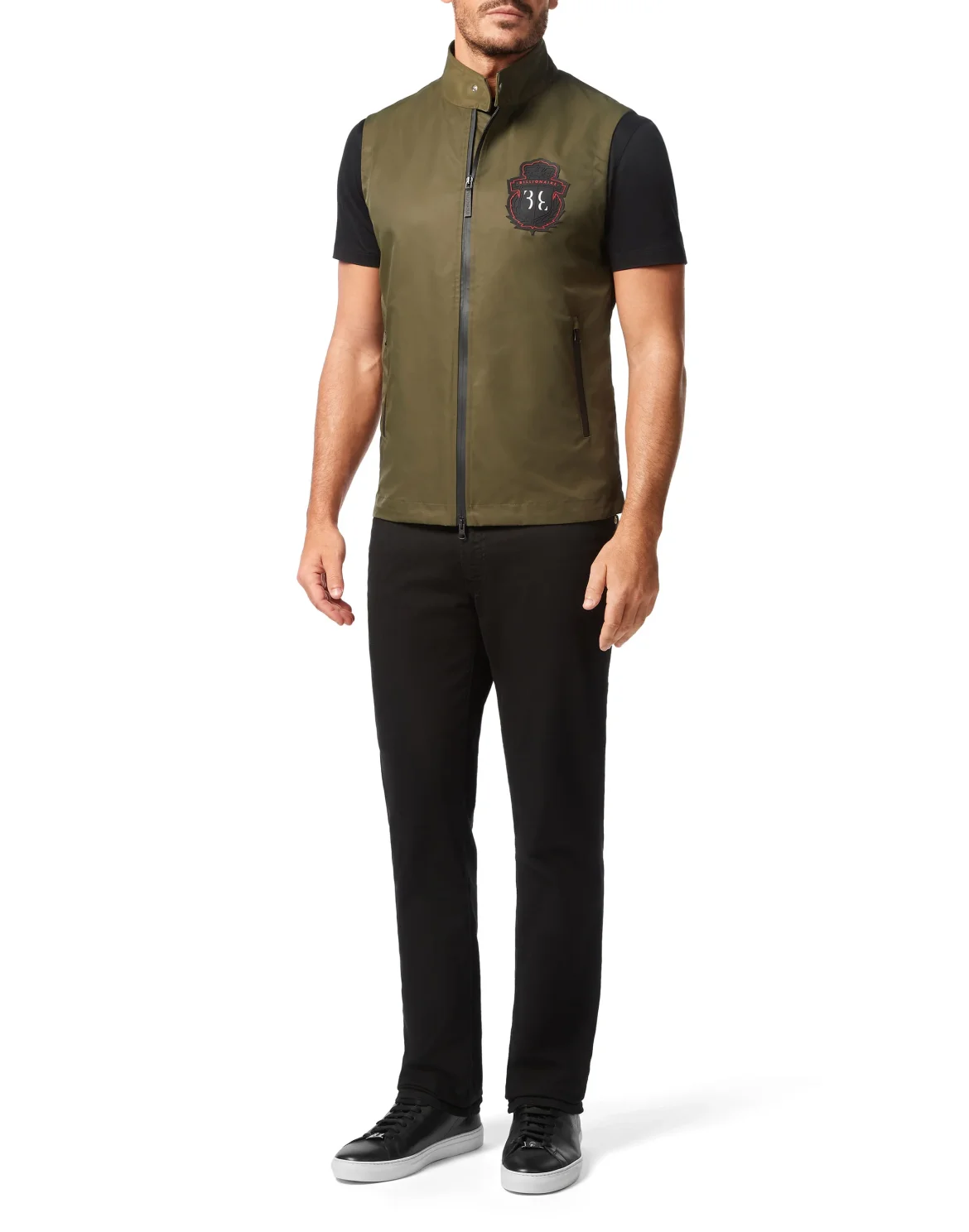 Short Vest Crest, цвет: Зеленый