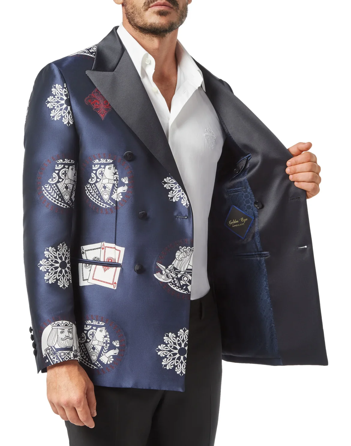 Blazer Super Slim Fit Casinò, цвет: Черный