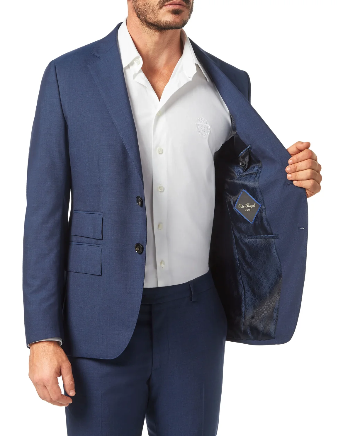 Blazer Tailored Fit Istitutional, цвет: Синий