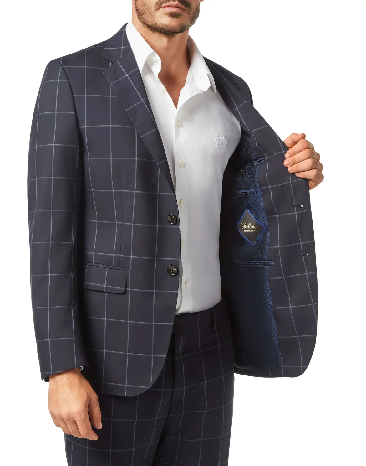 Blazer Tailored Fit Crest, цвет: Синий