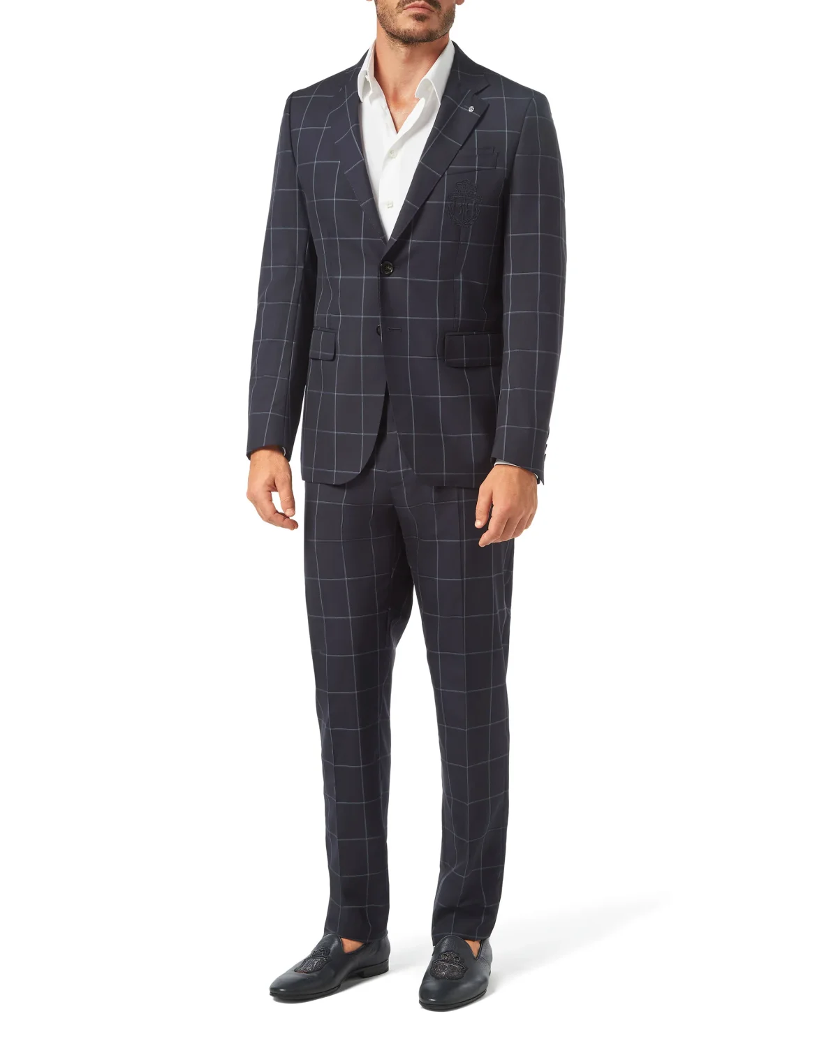 Blazer Tailored Fit Crest, цвет: Синий