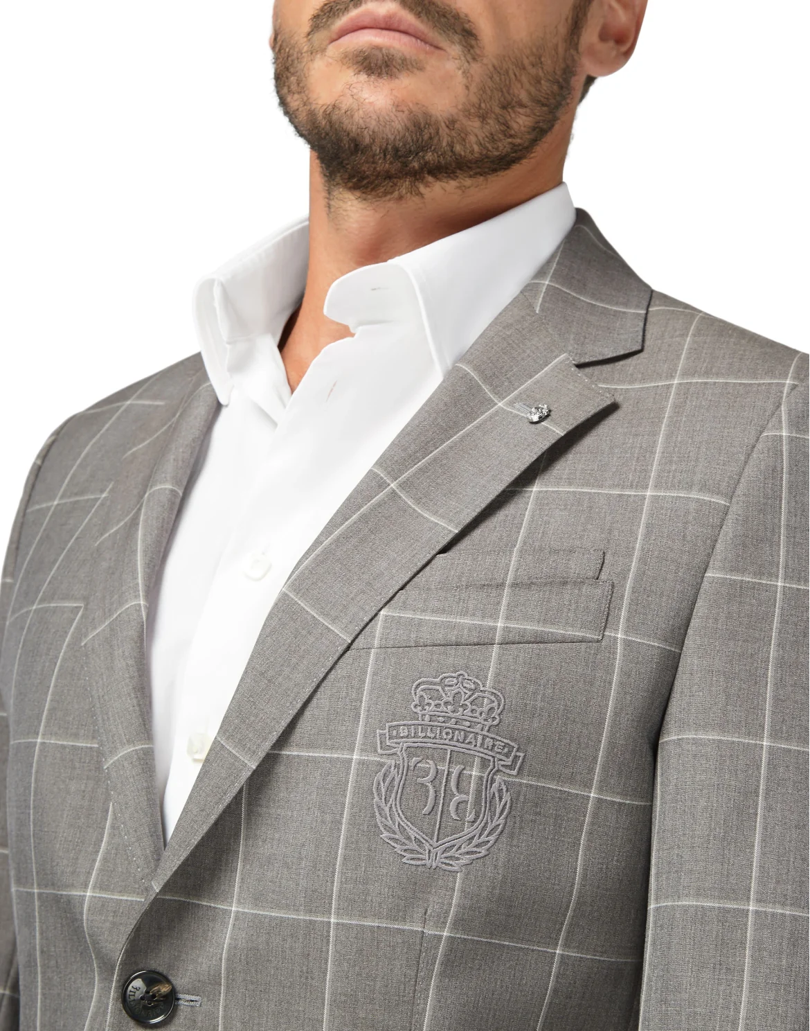 Blazer Tailored Fit Crest, цвет: Серый