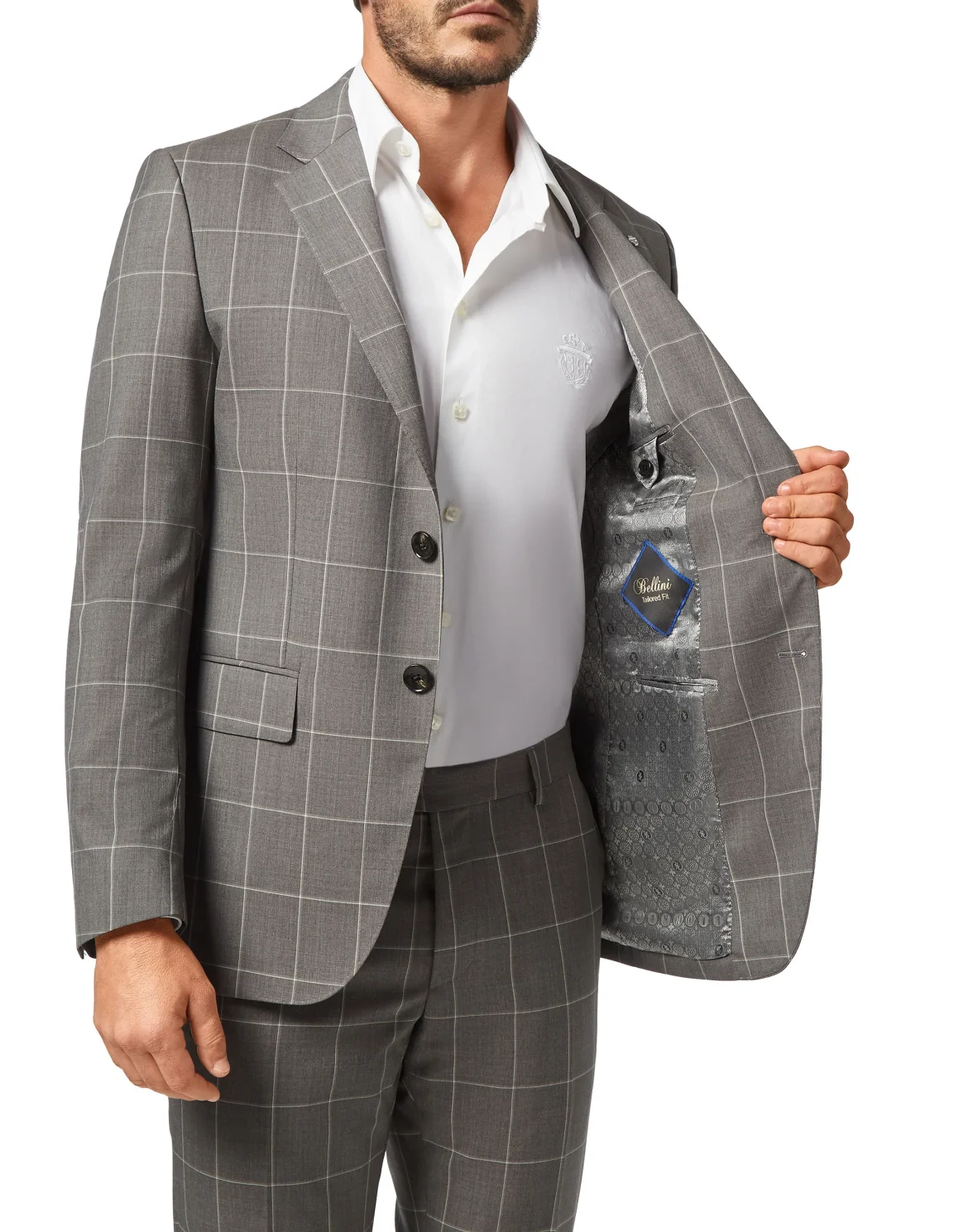 Blazer Tailored Fit Crest, цвет: Серый