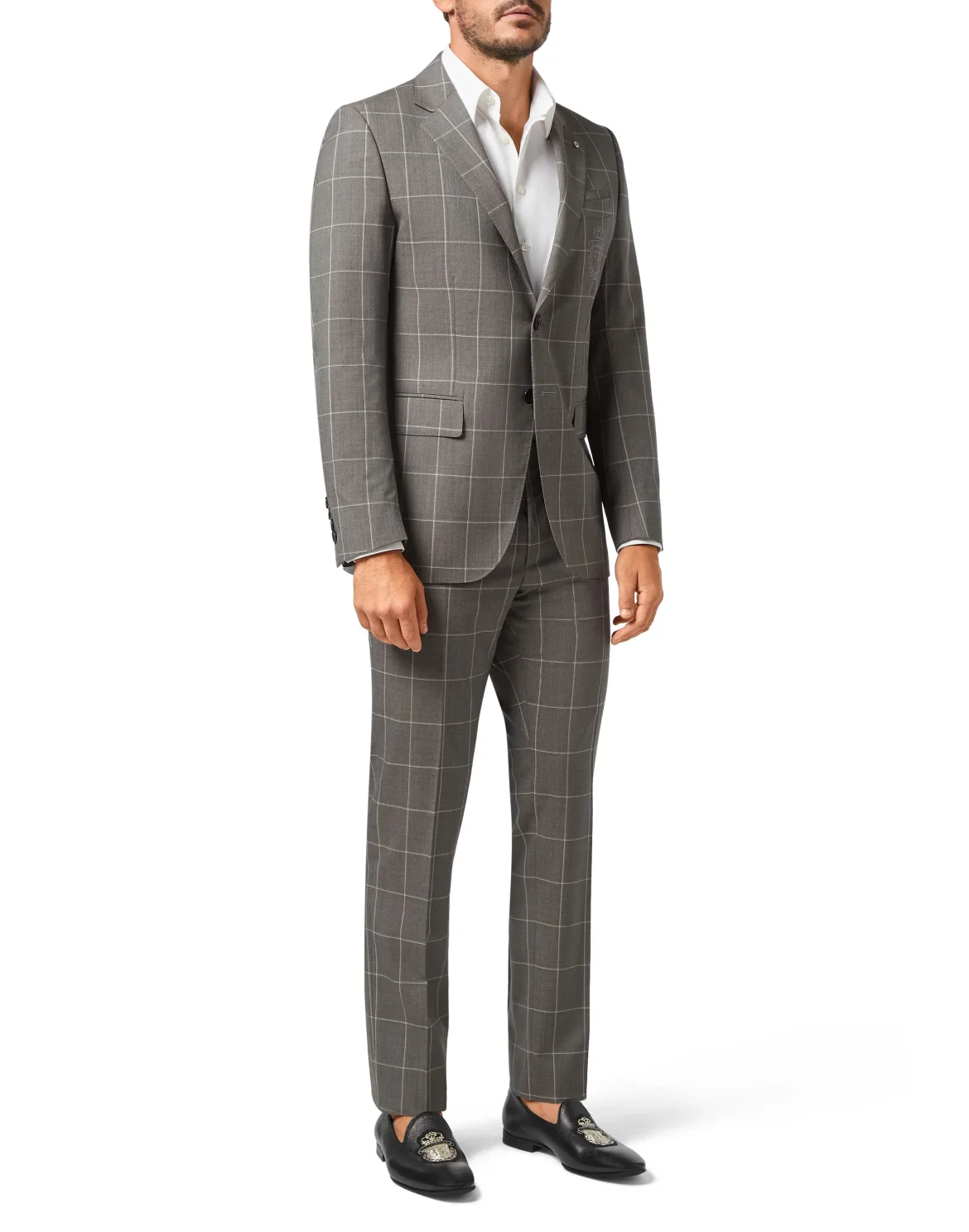 Blazer Tailored Fit Crest, цвет: Серый
