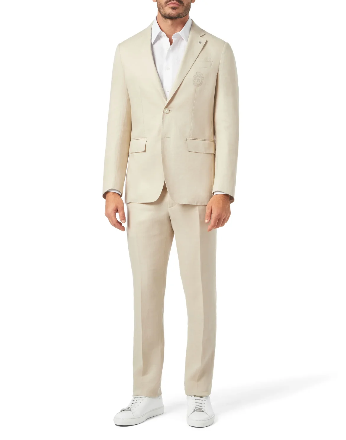 Blazer Tailored Fit Crest, цвет: Бежевый