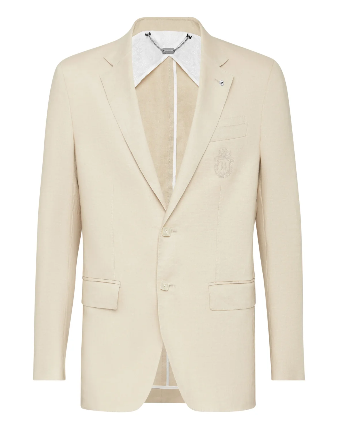 Blazer Tailored Fit Crest, цвет: Бежевый