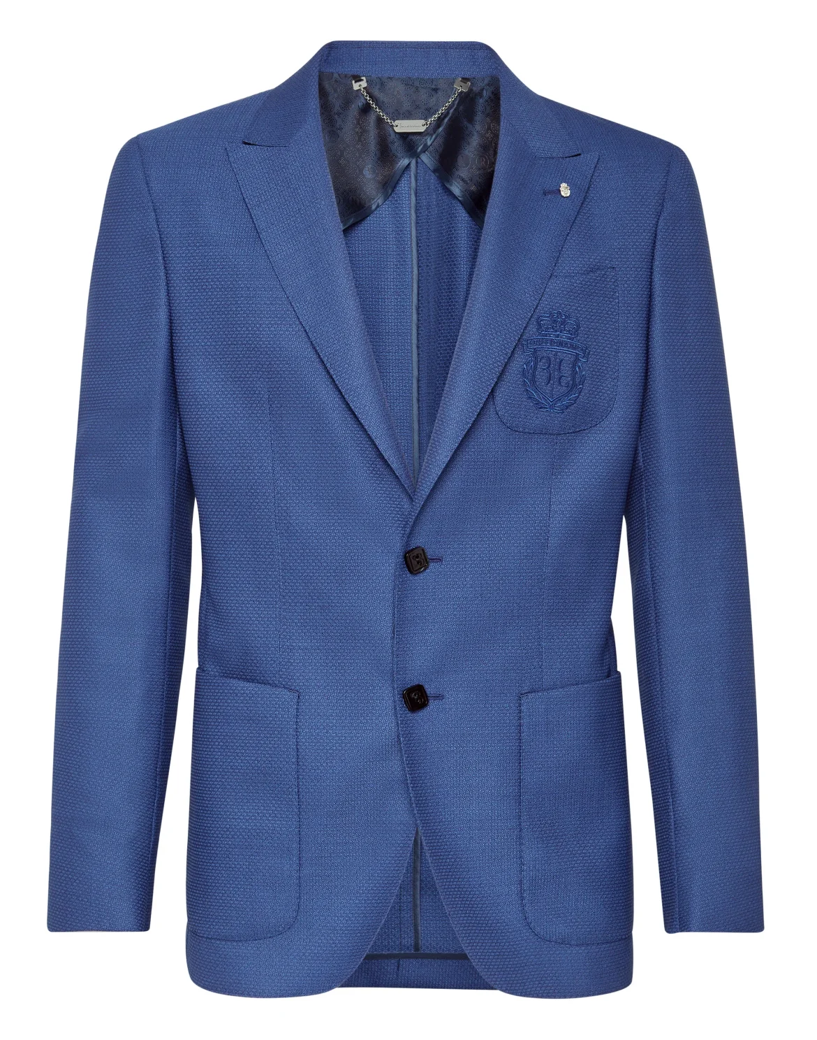 Blazer Slim Fit Crest, цвет: Синий