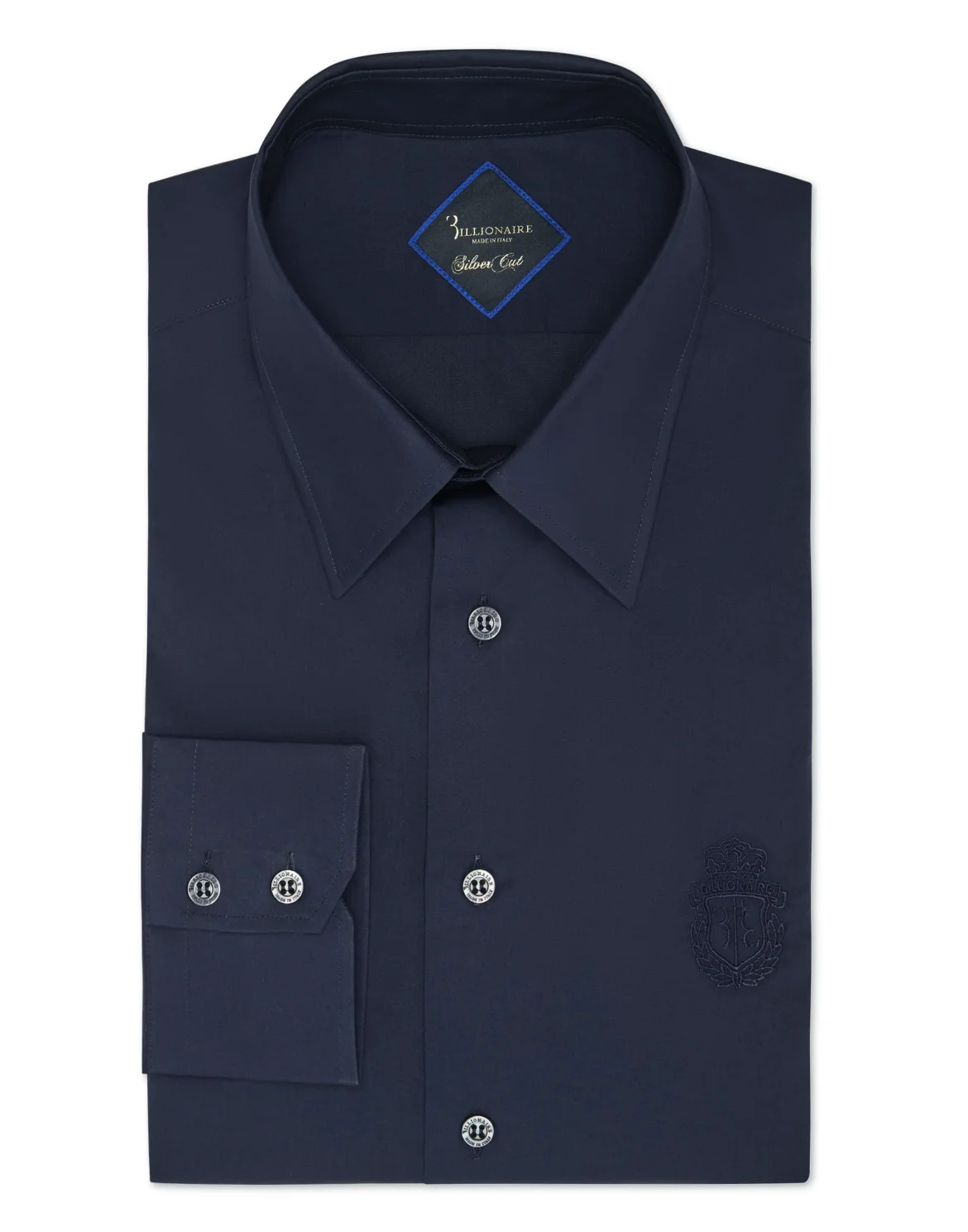 Shirt Silver Cut LS/Milano Crest, цвет: Синий
