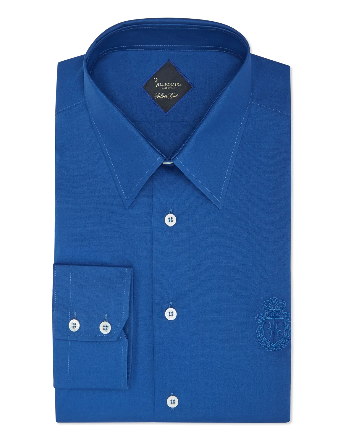 Shirt Silver Cut LS/Milano Crest, цвет: Синий