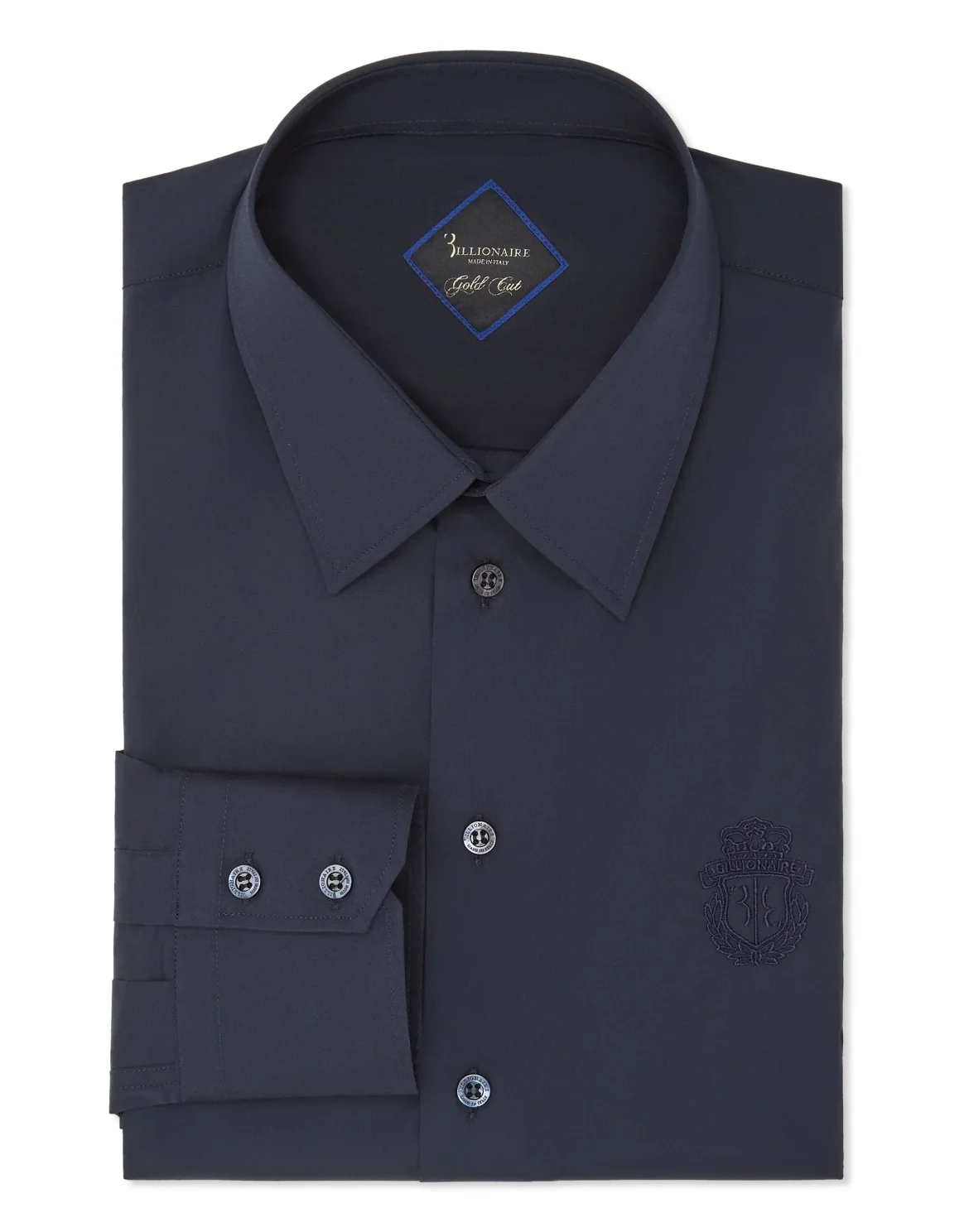 Shirt Gold Cut LS/Milano Crest, цвет: Синий