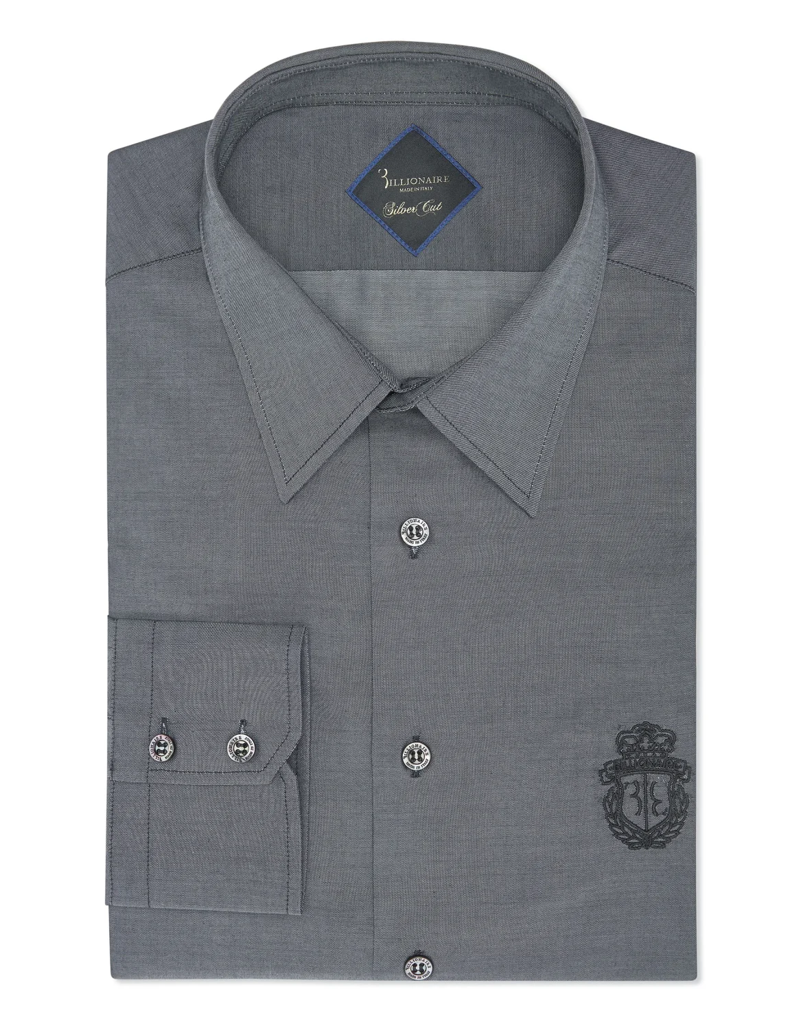 Shirt Silver Cut LS/Milano Crest, цвет: Черный