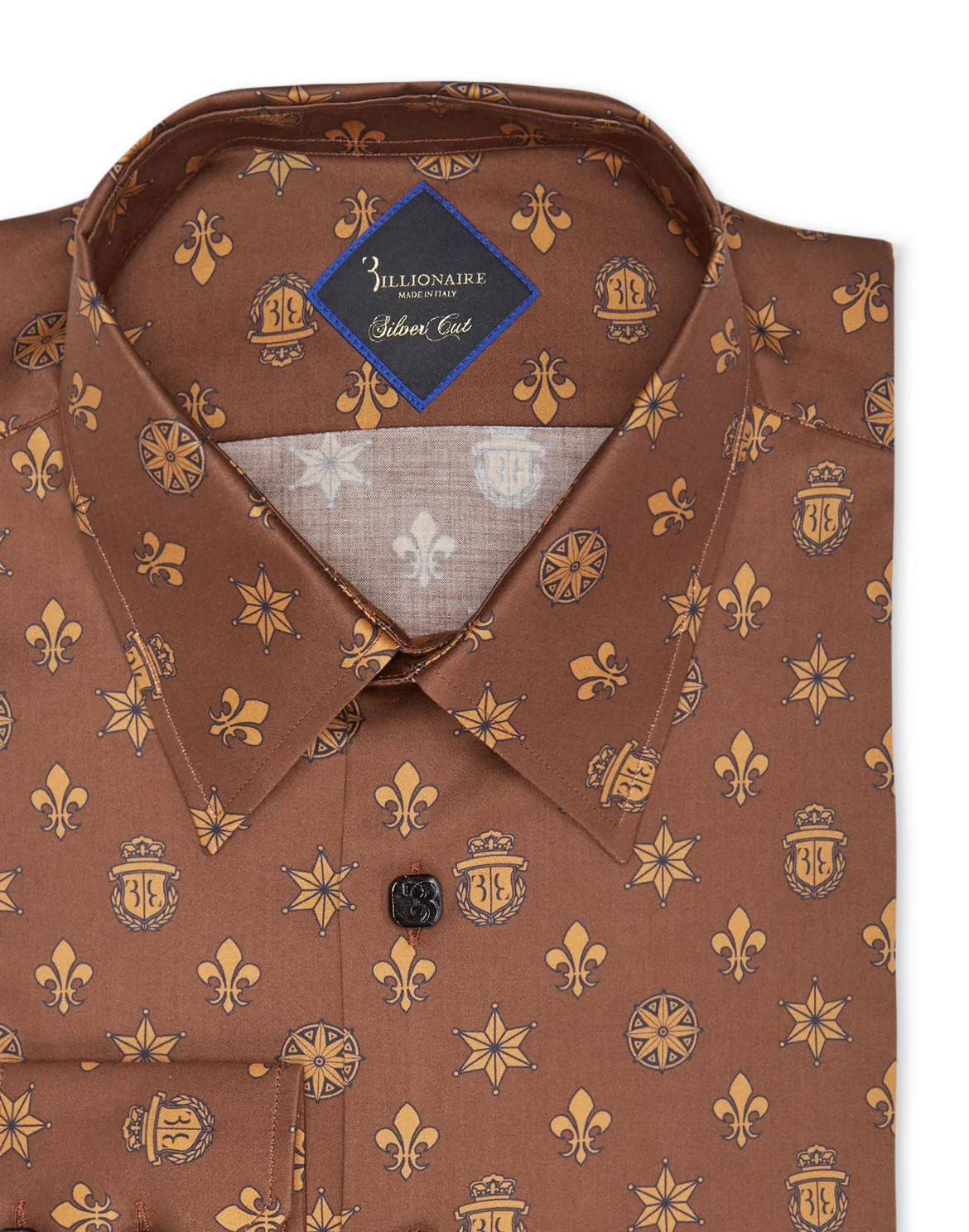Shirt Silver Cut LS/Milano Casinò, цвет: Коричневый