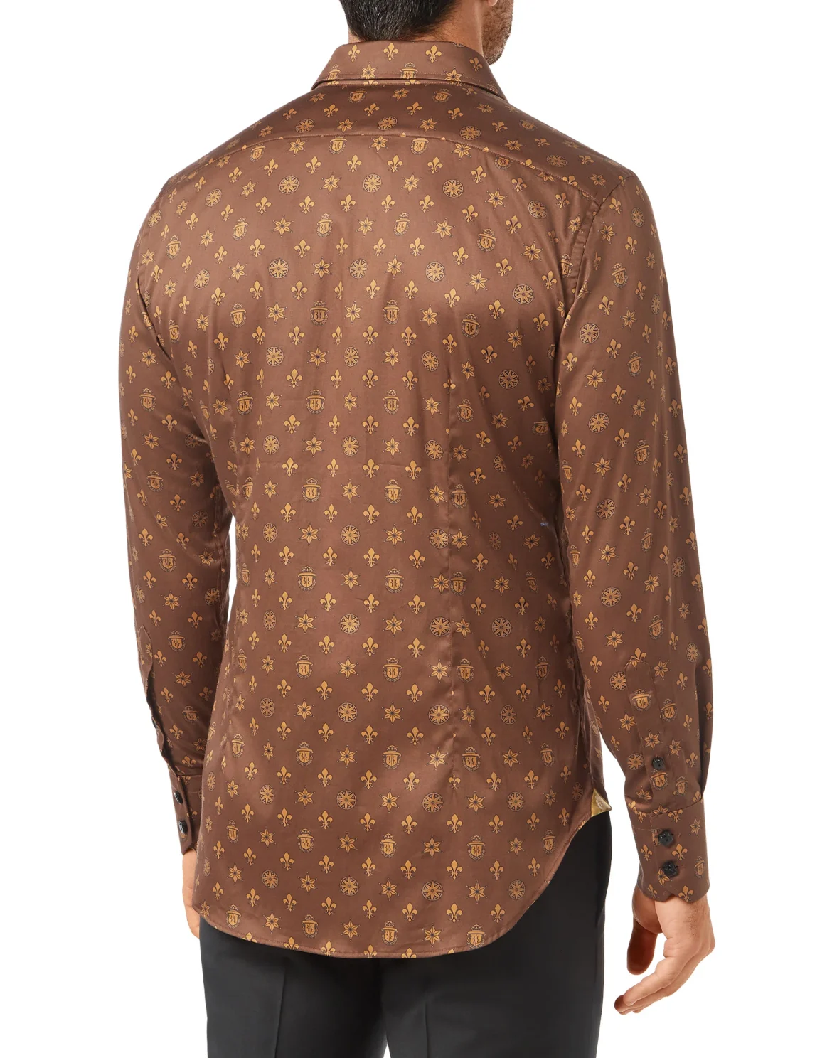 Shirt Silver Cut LS/Milano Casinò, цвет: Коричневый