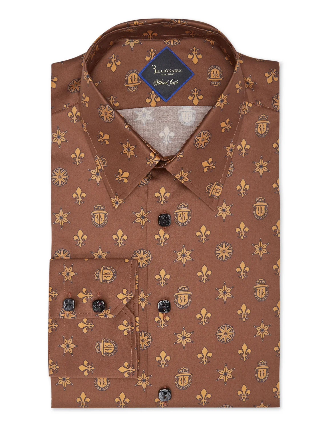 Shirt Silver Cut LS/Milano Casinò, цвет: Коричневый
