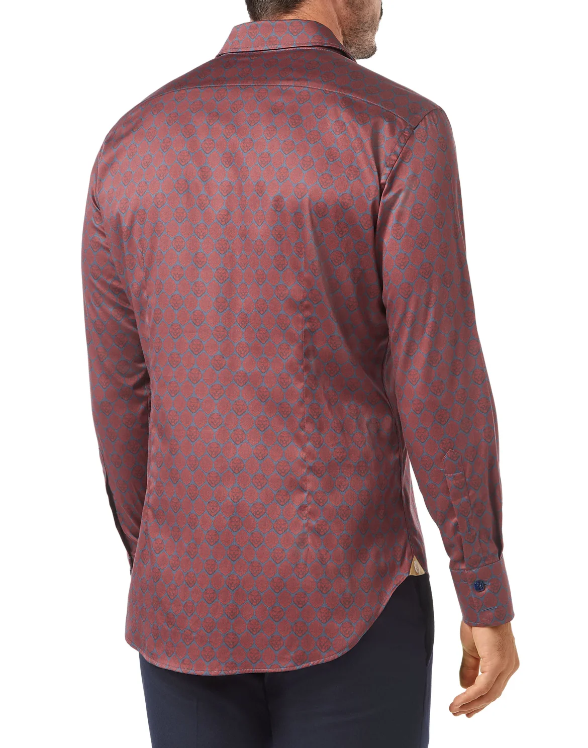 Shirt Silver Cut LS/Flavio Lion, цвет: Синий